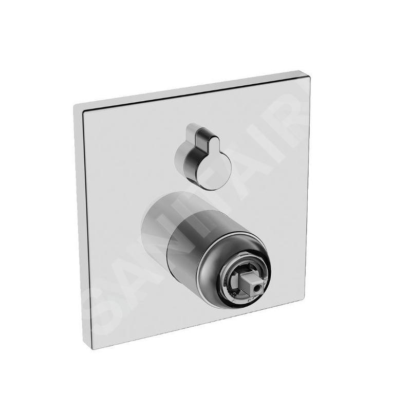 Hansa Varox Pro - Mitigeur de baignoire encastré, avec inverseur pour 2 sorties, chrome 40529073