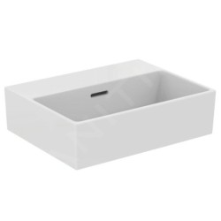 Ideal Standard Extra - Lave-main 450x350 mm, avec trop-plein, sans trou pour robinet, blanc T391601