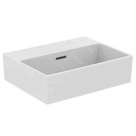 Ideal Standard Extra - Lave-main 450x350 mm, avec trop-plein, sans trou pour robinet, blanc T391601