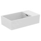 Ideal Standard Extra - Lave-main à poser 450x250 mm, avec trop-plein, sans trou pour robinet, blanc T392401