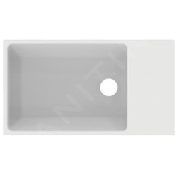 Ideal Standard Extra - Lave-main à poser 450x250 mm, avec trop-plein, sans trou pour robinet, blanc T392401