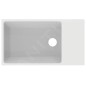 Ideal Standard Extra - Lave-main à poser 450x250 mm, avec trop-plein, sans trou pour robinet, blanc T392401