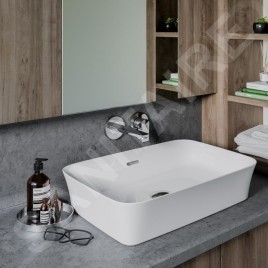 Ideal Standard Ipalyss - Vasque, 550x380 mm, avec trop-plein, Ideal Plus, blanc E2078MA