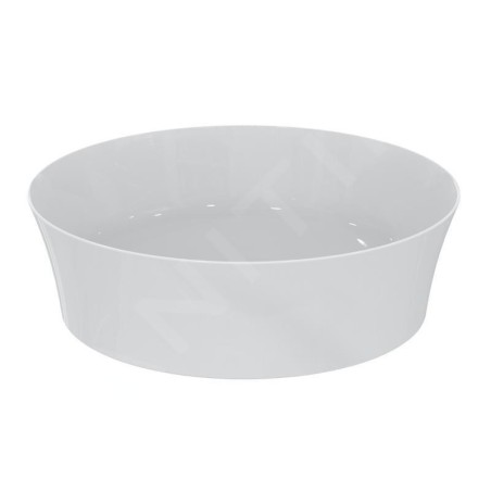 Ideal Standard Ipalyss - Vasque, diamètre 400 mm, sans trop-plein, blanc E139801