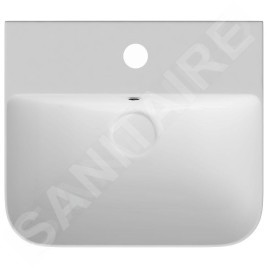 Sapho Isvea Sott Aqua - Vasque 510x500 mm, avec un trou pour robinet, blanc 10SQ51051