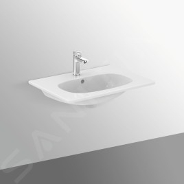 Ideal Standard Tesi - Lavabo 625x450 mm, avec trop-plein, un trou pour mitigeur, blanc mat T3510V1