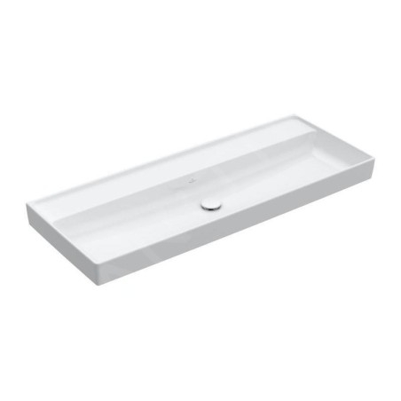 Villeroy & Boch Collaro - Meuble lavabo 1200x470 mm, sans trop-plein, sans trou de robinetterie, CeramicPlus, blanc alpin