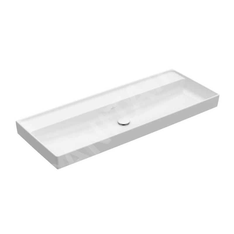 Villeroy & Boch Collaro - Meuble lavabo 1200x470 mm, sans trop-plein, sans trou de robinetterie, CeramicPlus, Stone White Villeroy & Boch Collaro - Meuble lavabo 1200x470 mm, sans trop-plein, sans trou de robinetterie, CeramicPlus, Stone White
