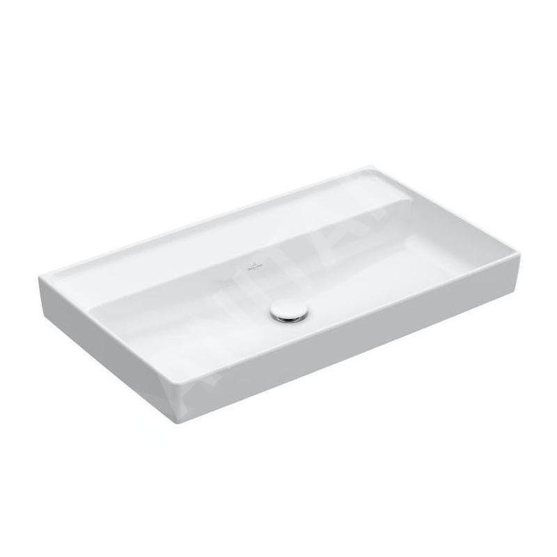 Villeroy & Boch Collaro - Meuble lavabo 800x470 mm, sans trop-plein, sans trou de robinetterie, blanc alpin 4A338301 Villeroy & Boch Collaro - Meuble lavabo 800x470 mm, sans trop-plein, sans trou de robinetterie, blanc alpin 4A338301