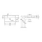 Villeroy & Boch Collaro - Meuble lavabo 800x470 mm, sans trop-plein, sans trou de robinetterie, blanc alpin 4A338301 Villeroy & Boch Collaro - Meuble lavabo 800x470 mm, sans trop-plein, sans trou de robinetterie, blanc alpin 4A338301