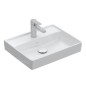 Villeroy & Boch Collaro - Lave-mains 500x400 mm, sans trop-plein, un trou de robinetterie, CeramicPlus, blanc alpin 433451R1