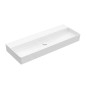 Villeroy & Boch Memento 2.0 - Lavabo 1200x470 mm, sans trop-plein, sans trou de robinetterie, CeramicPlus, blanc alpin 4A22C3R1 Villeroy & Boch Memento 2.0 - Lavabo 1200x470 mm, sans trop-plein, sans trou de robinetterie, CeramicPlus, blanc alpin 4A22C3R1