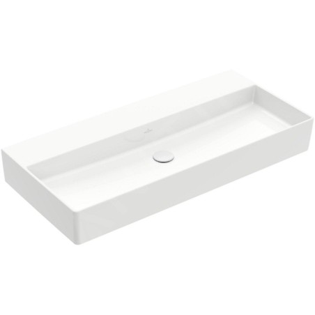 Villeroy & Boch Memento 2.0 - Meuble lavabo 1000x470 mm, sans trop-plein, sans trou de robinetterie, CeramicPlus, blanc alpin