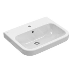 Villeroy & Boch Architectura - Meuble lavabo 550x470 mm, avec trop-plein, trou de robinetterie, CeramicPlus, blanc alpin
