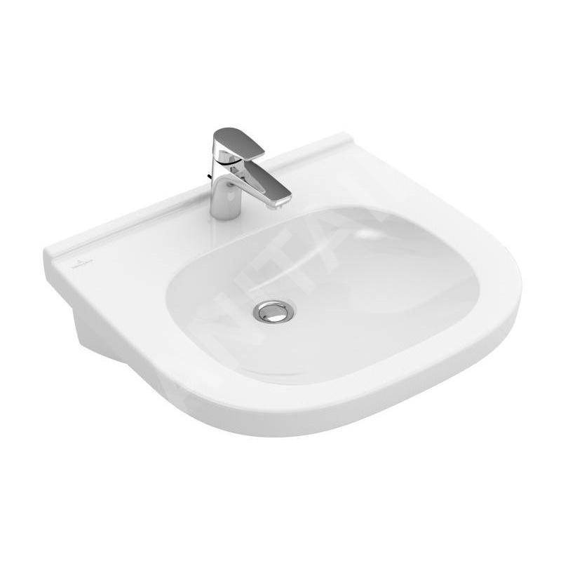 Villeroy & Boch ViCare - Lavabo Vita 560x550 mm, sans trop-plein, avec trou de robinetterie, blanc alpin 41195601