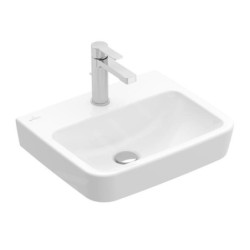 Villeroy & Boch O.novo - Lave-mains 450x370 mm, sans trop-plein, avec trou de robinetterie, blanc alpin 43444601