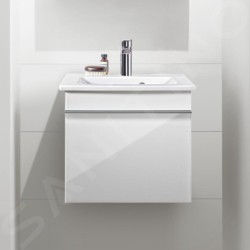 Villeroy & Boch Venticello - Lave-mains 500x420 mm, avec trop-plein, avec 1 trou de robinetterie, blanc alpin 41245001
