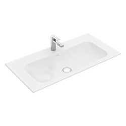 Villeroy & Boch Finion - Lavabo sans trop-plein, 1000x500 mm, avec CeramicPlus, blanc alpin 4164A2R1