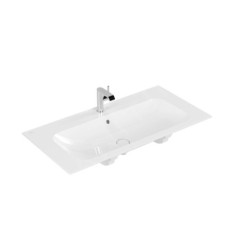 Villeroy & Boch Finion - Lavabo avec trop-plein dissimulé, 1000x500 mm, avec CeramicPlus, blanc alpin 4164ABR1