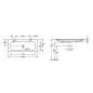 Villeroy & Boch Finion - Lavabo sans trop-plein, 1200x500 mm, avec CeramicPlus, blanc alpin 4164C1R1 Villeroy & Boch Finion - Lavabo sans trop-plein, 1200x500 mm, avec CeramicPlus, blanc alpin 4164C1R1