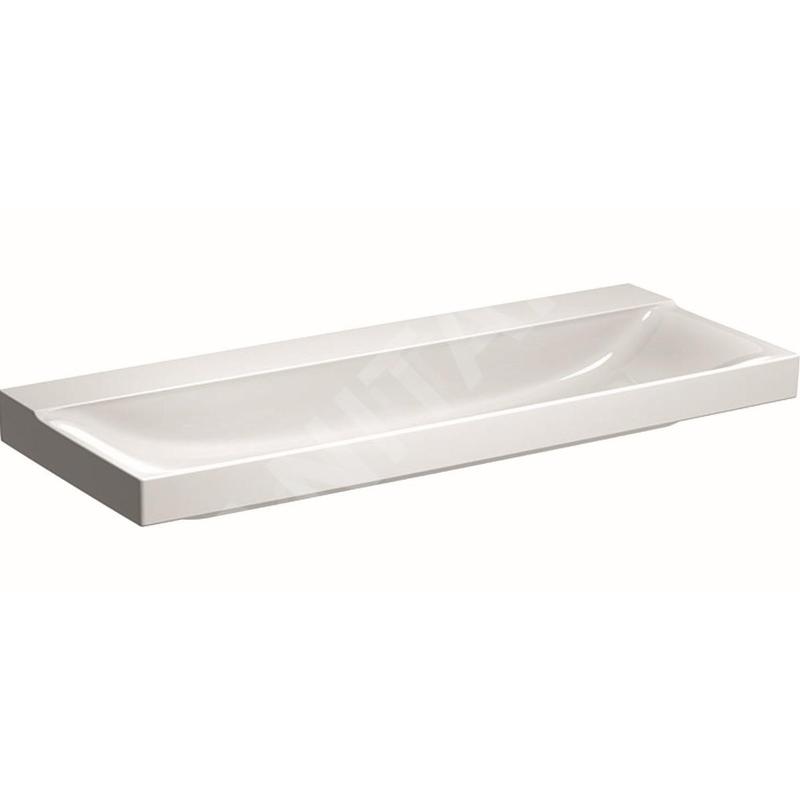 Geberit Xeno 2 - Lavabo 1200x480 mm, sans trou, sans trop-plein, avec KeraTect, blanc 500.552.01.1