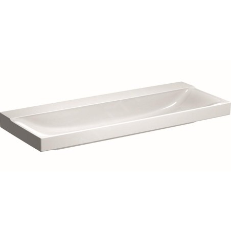 Geberit Xeno 2 - Lavabo 1200x480 mm, sans trou, sans trop-plein, avec KeraTect, blanc 500.552.01.1