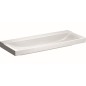 Geberit Xeno 2 - Lavabo 1200x480 mm, sans trou, sans trop-plein, avec KeraTect, blanc 500.552.01.1