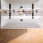 Geberit Xeno 2 - Lavabo 1200x480 mm, sans trou, sans trop-plein, avec KeraTect, blanc 500.552.01.1