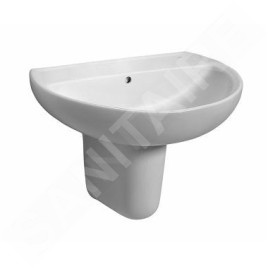 Kolo Rekord - Lavabo 600x455 mm, sans trou pour la robinetterie, blanc K91060000