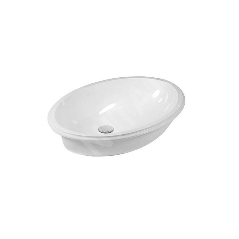Villeroy & Boch Evana - Vasque sans trou à encastrer par dessous, 615x415 mm, avec CeramicPlus 614400R1 Villeroy & Boch Evana - Vasque sans trou à encastrer par dessous, 615x415 mm, avec CeramicPlus 614400R1