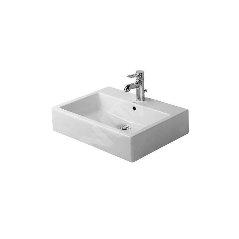 Duravit Vero - Vasque 500x470 mm, avec un trou pour robinet, avec WonderGliss, blanc alpin 04525000001 Duravit Vero - Vasque 500x470 mm, avec un trou pour robinet, avec WonderGliss, blanc alpin 04525000001