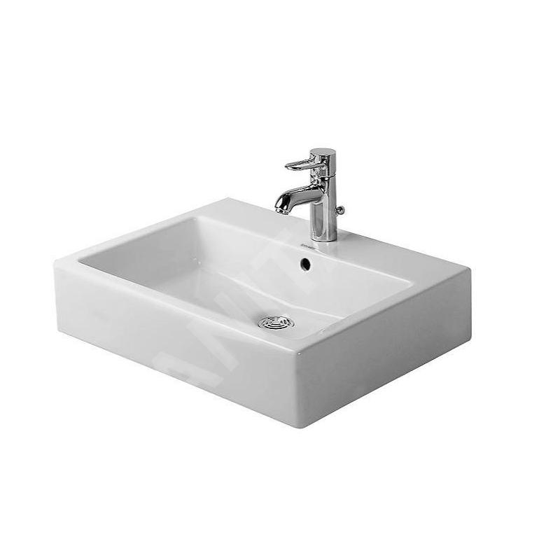 Duravit Vero - Vasque 595x465 mm, avec un trou pour robinet, avec WonderGliss, blanc alpin 04526000001 Duravit Vero - Vasque 595x465 mm, avec un trou pour robinet, avec WonderGliss, blanc alpin 04526000001