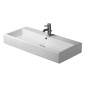 Duravit Vero - Lavabo 1000x470 mm, avec un trou pour robinet, avec WonderGliss, blanc alpin 04541000001