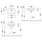 Duravit DuraStyle - Lavabo Compact, 550x400 mm, avec un trou pour robinet, avec WonderGliss, blanc alpin 23375500001 Duravit DuraStyle - Lavabo Compact, 550x400 mm, avec un trou pour robinet, avec WonderGliss, blanc alpin 23375500001