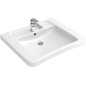 Villeroy & Boch ViCare - Lavabo Vita, 650 mm x 550 mm, blanc - lavabo un trou, sans trop-plein, avec CeramicPlus 517868R1 Villeroy & Boch ViCare - Lavabo Vita, 650 mm x 550 mm, blanc - lavabo un trou, sans trop-plein, avec CeramicPlus 517868R1