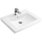 Villeroy & Boch Subway 2.0 - Lavabo avec trop-plein, 600x470 mm, avec CeramicPlus, blanc alpin 71136GR1 Villeroy & Boch Subway 2.0 - Lavabo avec trop-plein, 600x470 mm, avec CeramicPlus, blanc alpin 71136GR1
