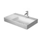 Duravit DuraSquare - Lavabo 800x470 mm, avec un trou pour robinet à droite, DuraCeram, avec WonderGliss, blanc alpin 23498000411 Duravit DuraSquare - Lavabo 800x470 mm, avec un trou pour robinet à droite, DuraCeram, avec WonderGliss, blanc alpin 23498000411