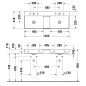 Duravit DuraSquare - Lavabo double 1200x470 mm, DuraCeram, avec WonderGliss, blanc alpin 23531200701 Duravit DuraSquare - Lavabo double 1200x470 mm, DuraCeram, avec WonderGliss, blanc alpin 23531200701