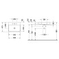 Duravit DuraSquare - Meuble-lavabo 600x470 mm, avec un trou pour robinet, DuraCeram, avec WonderGliss, blanc alpin 23536000711 Duravit DuraSquare - Meuble-lavabo 600x470 mm, avec un trou pour robinet, DuraCeram, avec WonderGliss, blanc alpin 23536000711