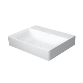 Duravit DuraSquare - Lavabo 600x470 mm, DuraCeram, blanc alpin 2353600070