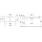 Duravit DuraSquare - Meuble-lavabo 1000x470 mm, DuraCeram, blanc alpin 2353100079 Duravit DuraSquare - Meuble-lavabo 1000x470 mm, DuraCeram, blanc alpin 2353100079