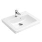 Villeroy & Boch Subway 2.0 - Meuble lave-mains 500x400 mm, avec trop-plein et trou pour robinetterie, blanc 7315F001