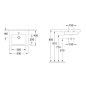 Villeroy & Boch Subway 2.0 - Meuble lave-mains 500x400 mm, avec trop-plein et trou pour la robinetterie, CeramicPlus, blanc