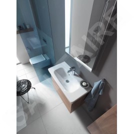 Duravit DuraStyle - Lavabo pour meuble Compact, 785x400 mm, avec 1 trou, avec WonderGliss, blanc alpin 23377800001