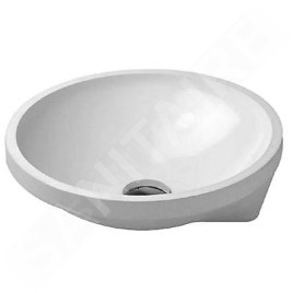 Duravit Architec - Lavabo sans trou sans trop-plein, diamètre 400 mm, blanc - lavabo 0463400000