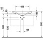 Duravit Puravida - Vasque sans trou et sans trop-plein, 700 x 465 mm, blanc 0369700000