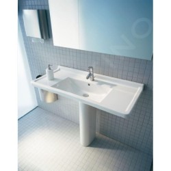 Duravit Starck 3 - Lavabo pour meuble 850x485 mm, sans trou, avec WonderGliss, blanc alpin 03048000001