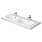 Duravit D-Code - Meuble-lavabo double 1200x490 mm, avec un trou pour robinet, blanc alpin 03481200002 Duravit D-Code - Meuble-lavabo double 1200x490 mm, avec un trou pour robinet, blanc alpin 03481200002