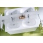 Duravit D-Code - Meuble-lavabo double 1200x490 mm, avec un trou pour robinet, blanc alpin 03481200002 Duravit D-Code - Meuble-lavabo double 1200x490 mm, avec un trou pour robinet, blanc alpin 03481200002