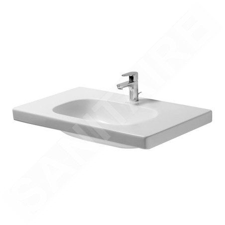 Duravit D-Code - Lavabo Med, 850x480 mm, avec 1 trou, blanc alpin 03528500002